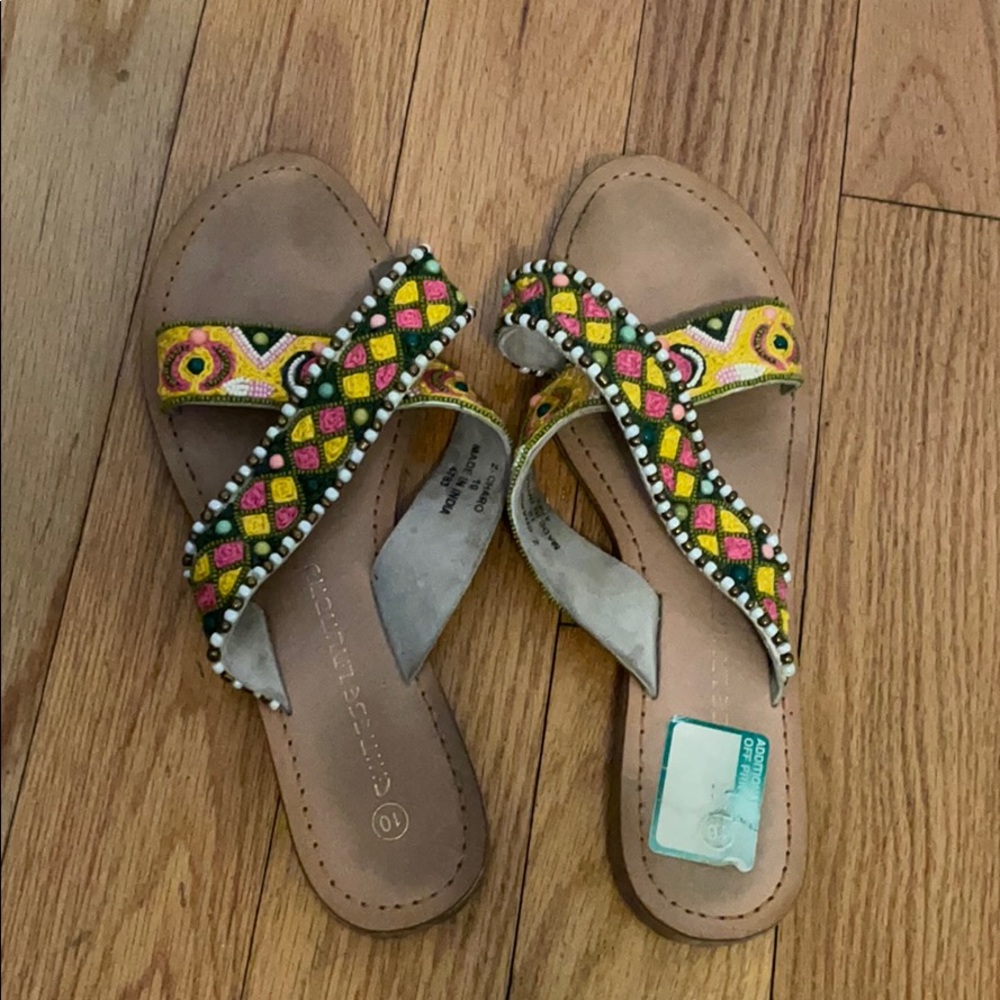 Chinese Laundry Beaded Sandals